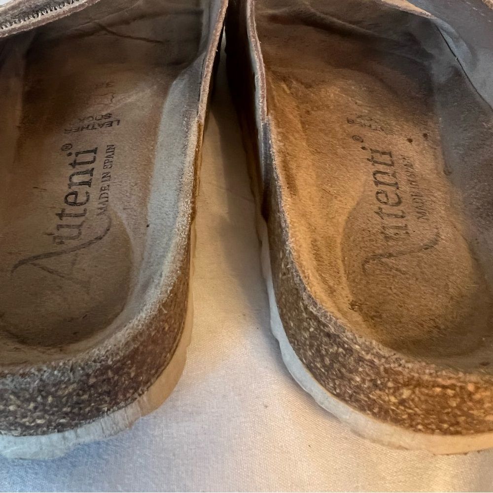 Autenti Leather Sandals Size 38 EU — 7/7.5 US - Picture 10 of 14